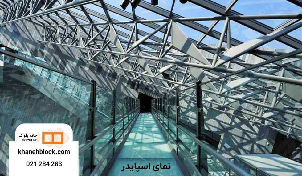 نمای اسپایدر - خانه بلوک