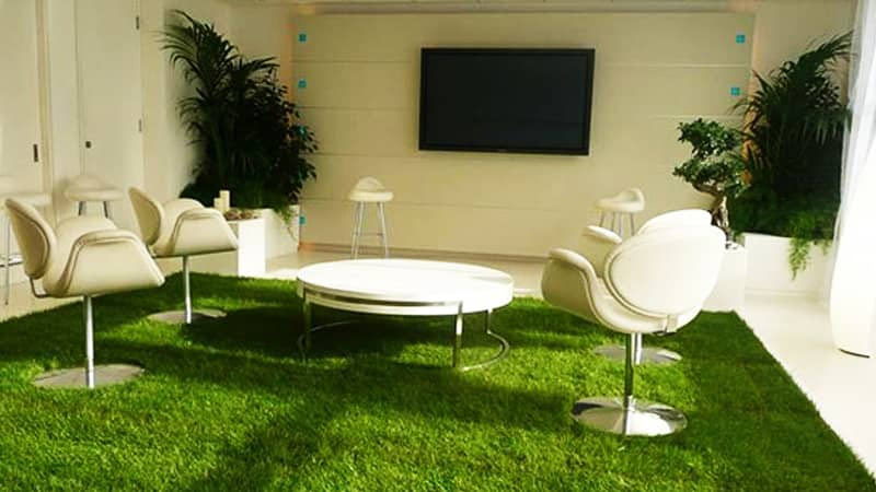 چمن مصنوعی در محیط کار - خانه بلوک