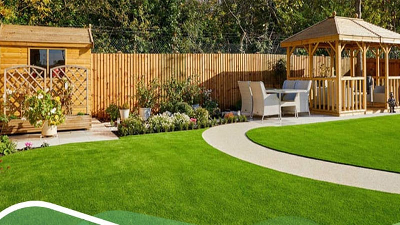 چمن مصنوعی ورودی منزل - خانه بلوک