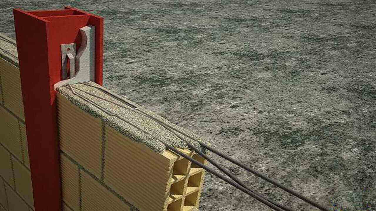 میلگرد بستر و وال پست چه نقشی در مقاوم سازی دارد؟ 2 اجرای صحیح وال پست - خانه بلوک